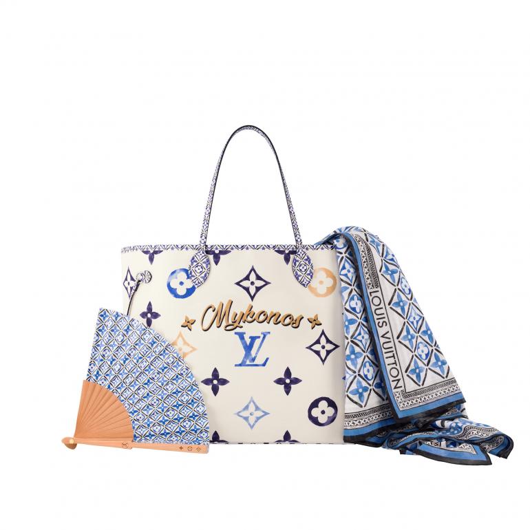 Louis Vuitton CAPRI 2023 By the Pool City Exclusive Neverfull GM